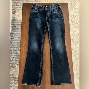 Silver Jeans Blue Flare Wide Leg Denim